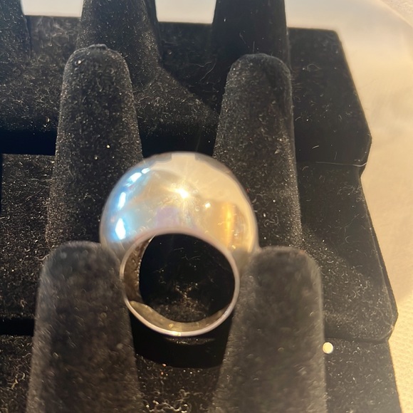 Silver Done Ring size 8 - Picture 4 of 4